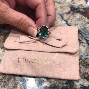 Judith Ripka sterling silver ring sz 7
